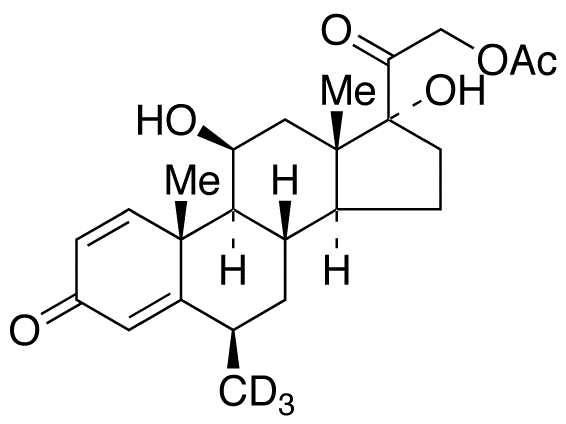 6β-Μethyl Prednisolone-d3 21-Acetate