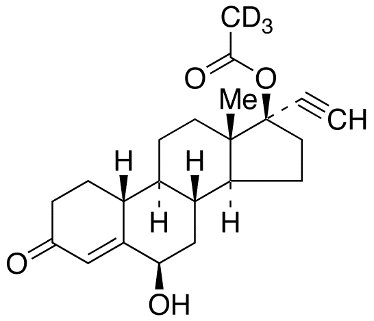 6β-Hydroxy Norethindrone Acetate-d3 (Major)