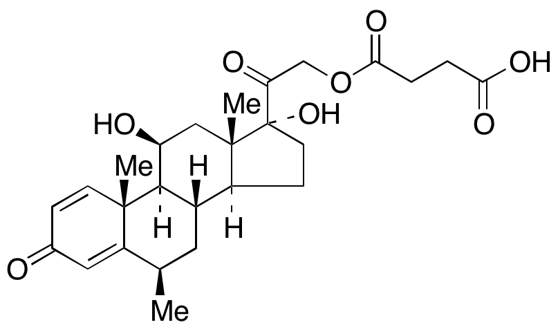 6β-Methylprednisolone Hemisuccinate