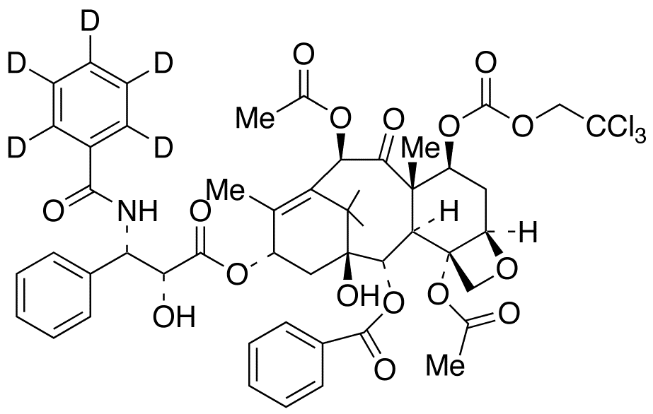 7-{[(2,2,2,-Trichloroethyl)oxy]carbonyl} Paclitaxel-d5