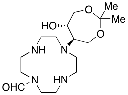 7-[(5R,6S)-6-Hydroxy-2,2-dimethyl-1,3-dioxepan-5-yl]-1,4,7,10-tetraazacyclododecane-1-carboxaldehyde