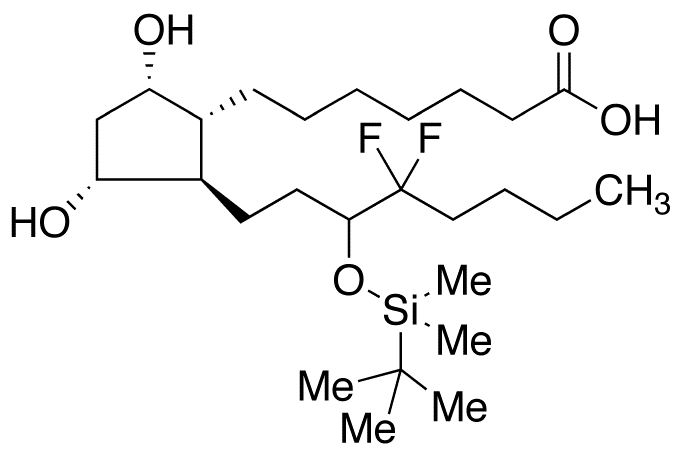 7-[3,5-Hydroxy-2-(3-O-tertbutyldimethylsilyl-4-difluoro)octane] Heptanoic Acid