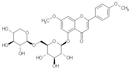 7,4’-Di-O-methylapigenin 5-O-xylosylglucoside