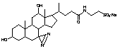 7,7-Azo-3-α,12-α-dihydroxytaurocholanic Acid Sodium Salt