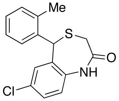 7-Chloro-1,5-dihydro-5-(2-methylphenyl)-4,1-benzothiazepin-2(3H)-one