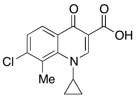 7-Chloro-1-cyclopropyl-1,4-dihydro-8-methyl-4-oxo-3-quinolinecarboxylic Acid