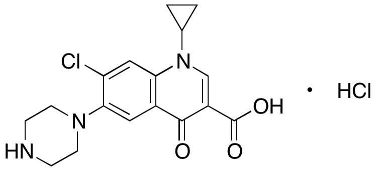 7-Chloro-1-cyclopropyl-4-oxo-6-(piperazin-1-yl)-1,4-dihydroquinoline-3-carboxylic Acid Hydrochloride