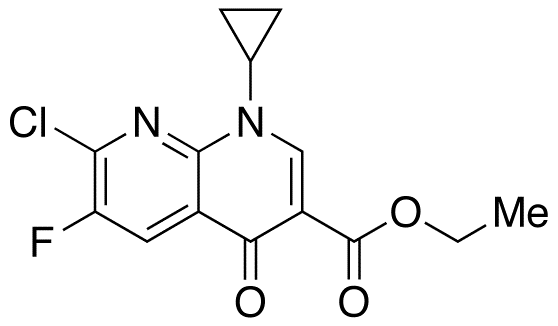 7-Chloro-1-cyclopropyl-6-fluoro-1,4-dihydro-4-oxo-1,8-naphthyridine-3-carboxylic Acid Ethyl Ester