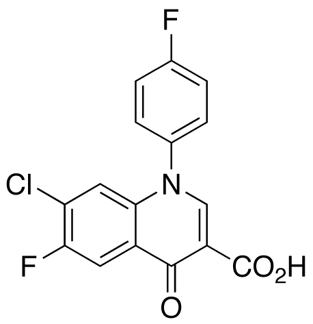 7-Chloro-6-fluoro-1-(4-fluorophenyl)-1,4-dihydro-4-oxo-3-quinolinecarboxylic Acid