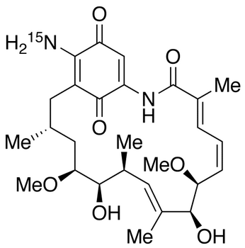 7-Descarbamoyl 17-Amino Geldanamycin-15N