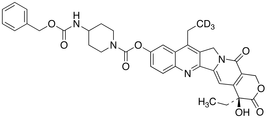 7-Ethyl-10-(4-[[benzylcarbamoyl]amino]-1-piperidino)carbonyloxycamptothecin-d3