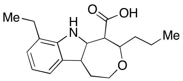 7-Ethyl-4-propyl-2,4,5,5a,6,10b-hexahydro-1H-oxepino[4,5-b]indole-5-carboxylic Acid