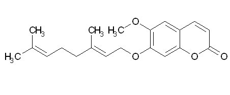 7-Geranyloxy-6-methoxycoumarin