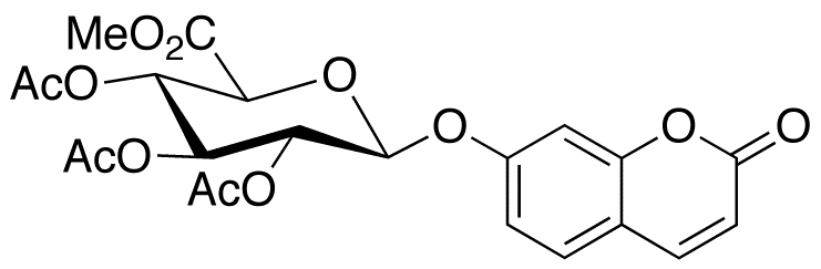 7-Hydroxy Coumarin 2,3,4-Tri-O-acetyl-β-D-glucuronide Methyl Ester