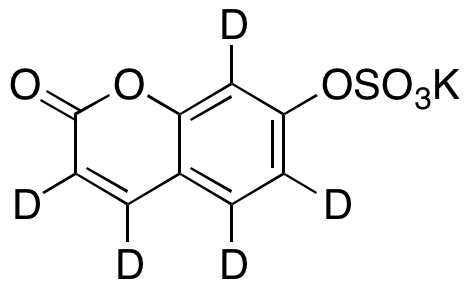 7-Hydroxy Coumarin-d5 Sulfate Potassium Salt