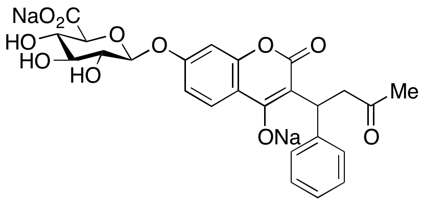 7-Hydroxy Warfarin β-D-Glucuronide Disodium Salt