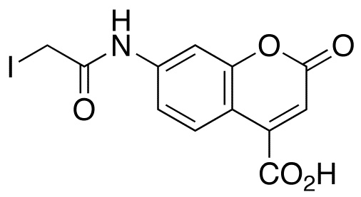 7-Iodoacetamidocoumarin-4-carboxylic Acid