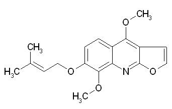 7-Isopentenyloxy-gamma-fagarine