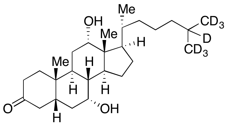 7α,12α-Dihydroxy-5β-cholestan-3-one-d7