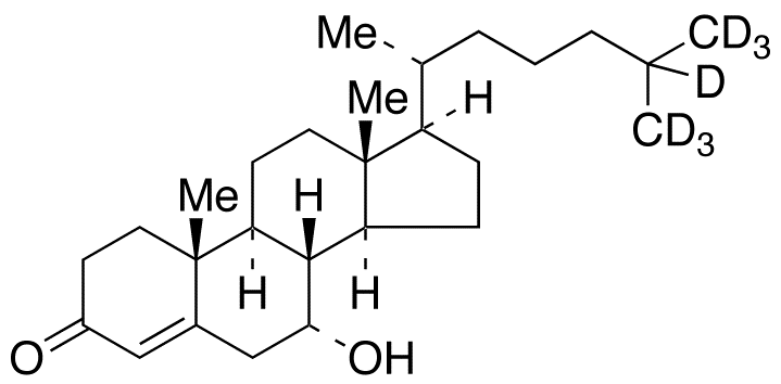 7α-Hydroxy-4-cholesten-3-one-d7