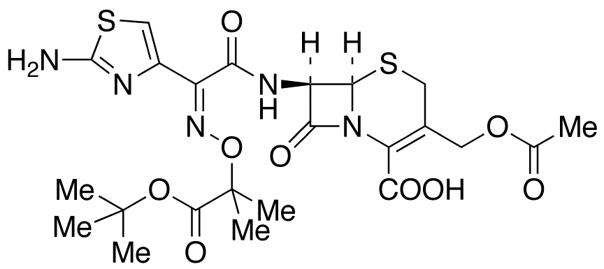 7β-[(Z)-2-(2-Aminothiazol-4-yl)-2-(1-carboxy-1-methylethoxyimino)acetamido]-3-acetoxymethyl-3-cephem-4-carboxylic Acid tert-Butyl Ester