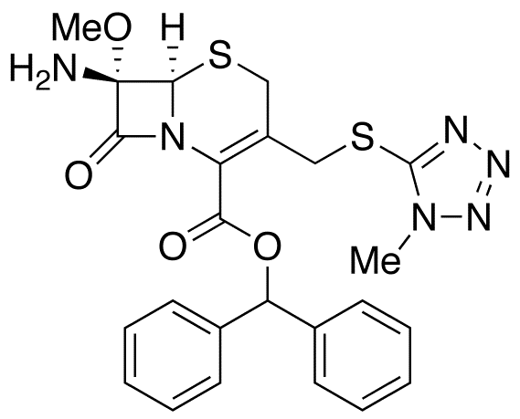 7β-Amino-7α-methoxy-3-(1-methyl-5-tetrazolylthio)methyl-3-cephem-4-carboxylic Acid Diphenylmethyl Ester