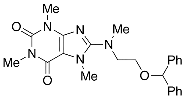 8-[2-(Diphenylmethoxy)ethyl]methylamino]-7-methyltheophylline