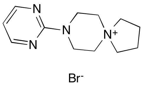 8-(2-Pyrimidinyl)-8-aza-5-azoniaspiro[4.5]decane Bromide