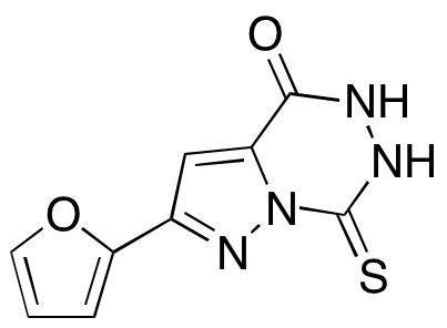 8-(Furan-2-yl)-2-thioxo-1,2-dihydro-H-pyrazolo[1,5-d][1,2,4]triazinone