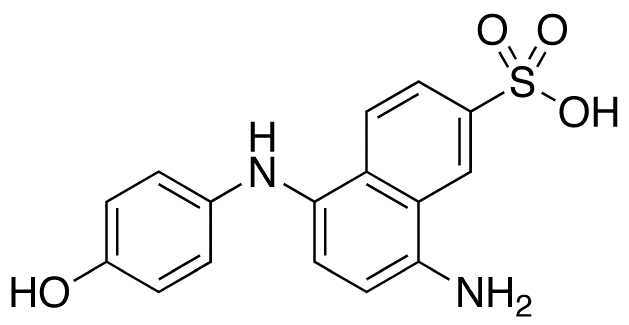 8-Amino-5-[(4-hydroxyphenyl)amino]-2-naphthalenesulfonic Acid