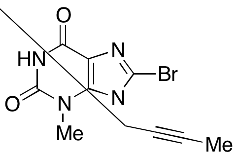 8-Bromo-3-methyl-9-(2-butynyl)-xanthine