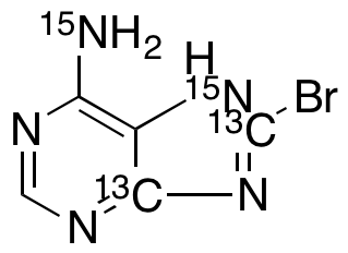8-Bromoadenine-13C2,15N2