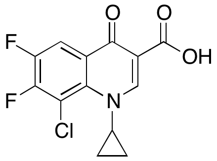 8-Chloro-1-cyclopropyl-6,7-difluoro-1,4-dihydro-4-oxo-3-quinolinecarboxylic Acid