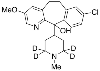 8-Chloro-3-methoxy-11-(1-methyl-4-piperidinyl)-6,11-dihydro-5H-benzo[5,6]-cyclohepta[1,2-b]pyridin-11-ol-d4