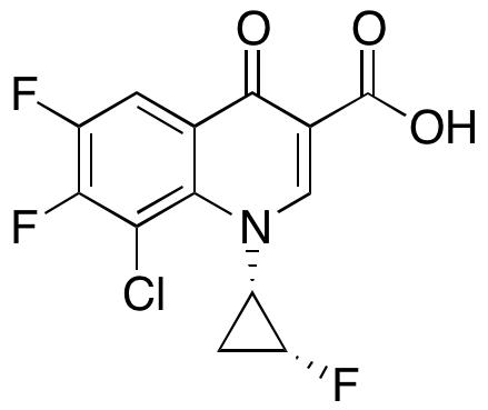 8-Chloro-6,7-difluoro-1-[(1S,2R)-2-fluorocyclopropyl]-1,4-dihydro-4-oxo-3-quinolinecarboxylic Acid