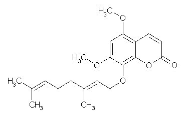 8-Geranyloxy-5,7-dimethoxycoumarin