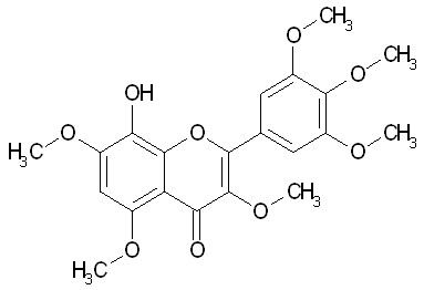 8-Hydroxy-3,5,7,3’,4’,5’-hexamethoxyflavone