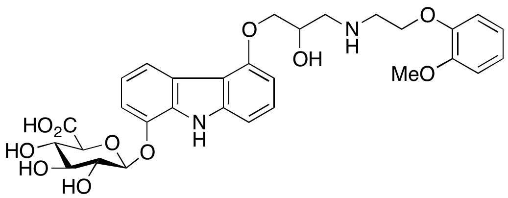 8-Hydroxy Carvedilol 8-O-β-D-Glucuronide