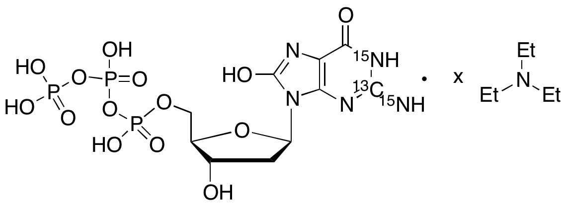 8-Oxo-2’-deoxyguanosine-13C,15N2 5’-Triphosphate Triethylamine Salt