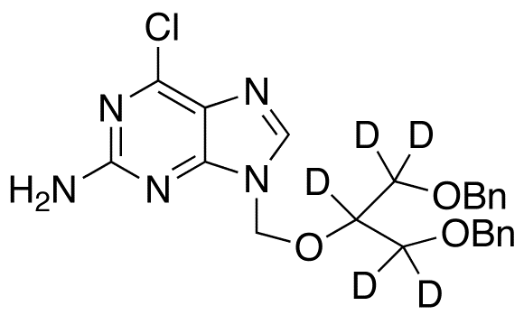 9-[[2-Benzyloxy-1-(benzyloxymethyl)-ethoxy]-methyl]-6-chloroguanine-d5