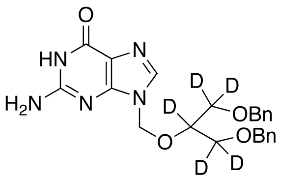 9-[[2-Benzyloxy-1-(benzyloxymethyl)-ethoxy]methyl]guanine-d5