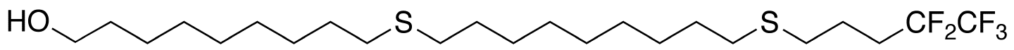 9-[[9-[(4,4,5,5,5-Pentafluoropentyl)sulfenyl]nonyl]sulfenyl]nonanol