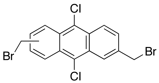 9,10-Dichloro-2,6(7)-bis(bromomethyl)anthracene