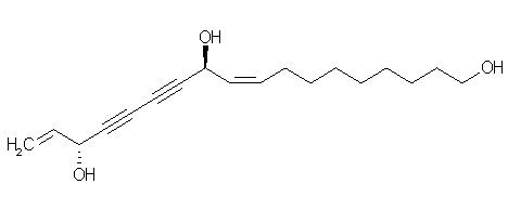 9,17-Octadecadiene-12,14-diyne-1,11,16-triol