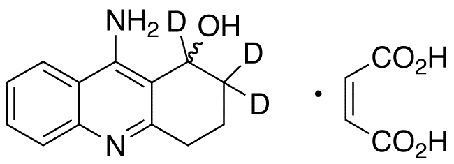 9-Amino-1,2,3,4-tetrahydroacridin-1-ol-d3 Maleate