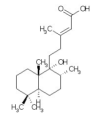 9-Hydroxy-13E-labden-15-oic acid