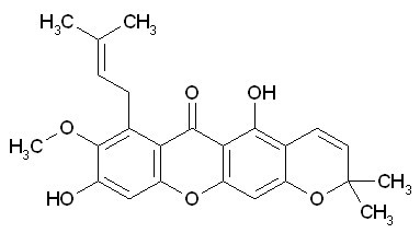 9-Hydroxycalabaxanthone