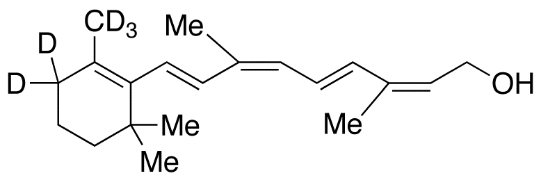 9-cis,13-cis-Retinol-d5