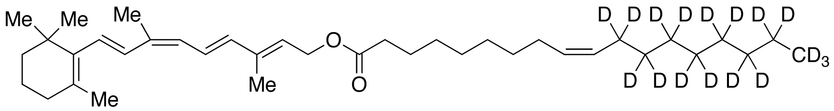 9-cis-Retinyl Oleate-d17