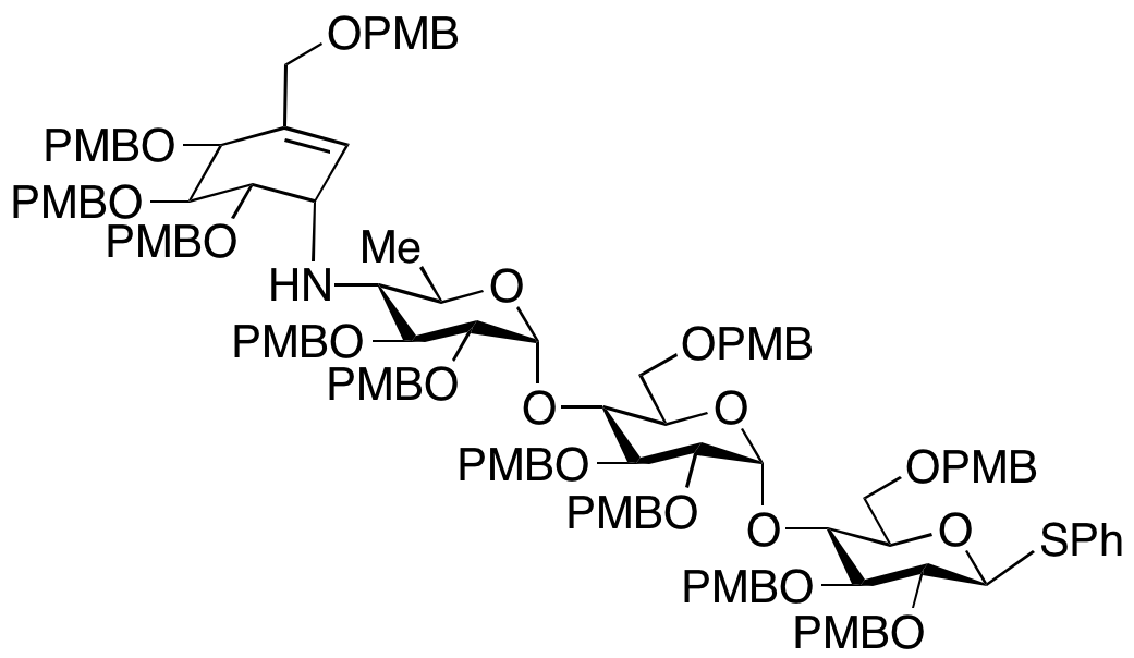 Acarbose-1-phenylthiol Dodeca(p-methoxybenzyl Ether)